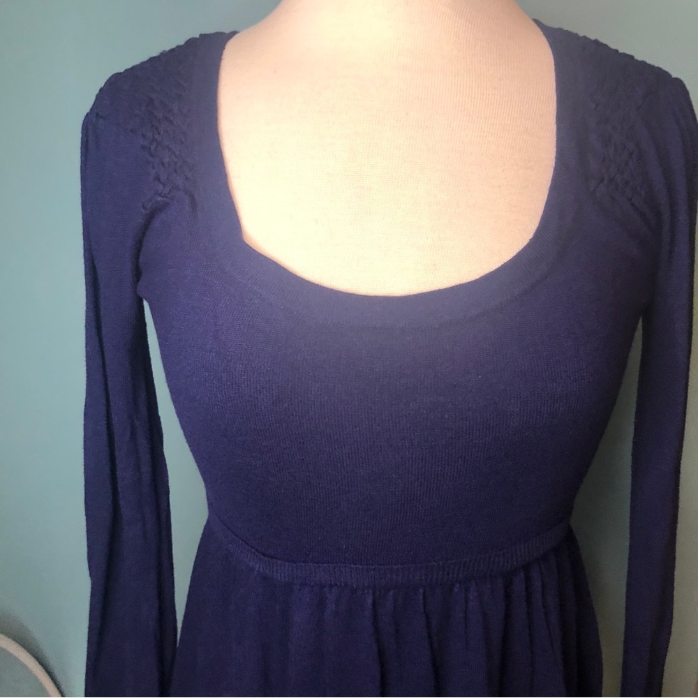 Aoyama Itchome cashmere wool dress. Purple. Size small. - Picture 5 of 9
